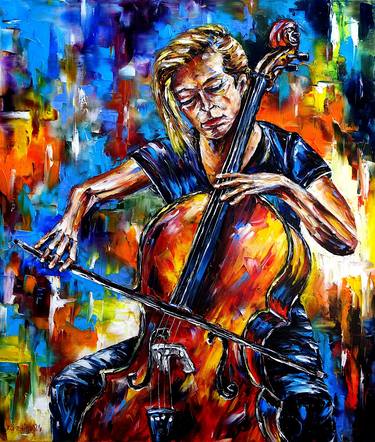 Original Expressionism Music Paintings by Mirek Kuzniar