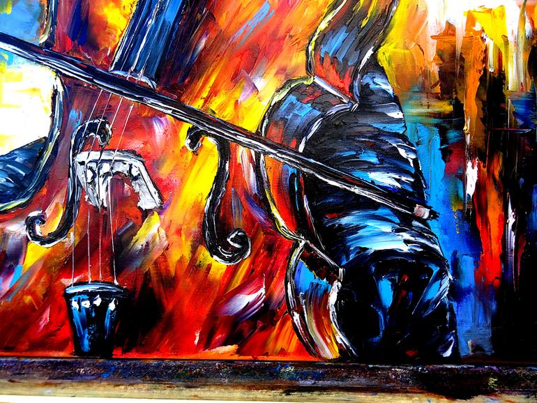 Original Contemporary Music Painting by Mirek Kuzniar