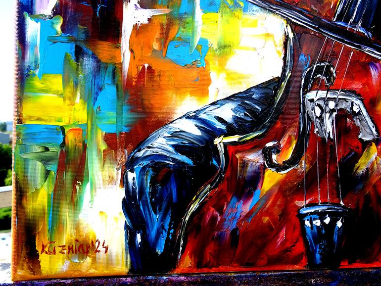 Original Contemporary Music Painting by Mirek Kuzniar