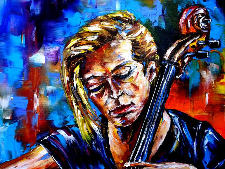 Original Contemporary Music Painting by Mirek Kuzniar