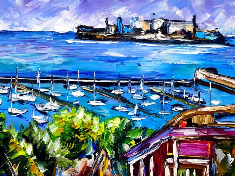 Original Contemporary Cities Painting by Mirek Kuzniar