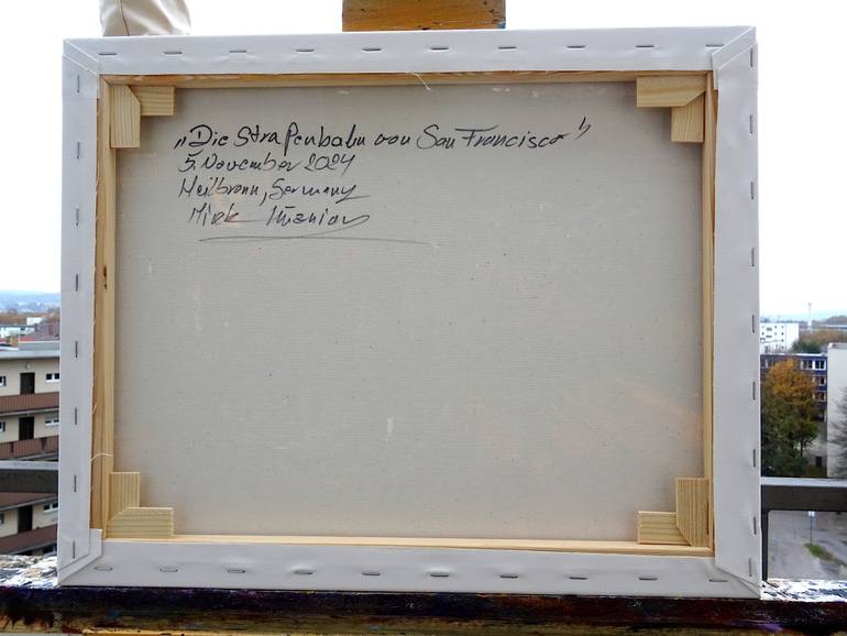 Original Contemporary Cities Painting by Mirek Kuzniar