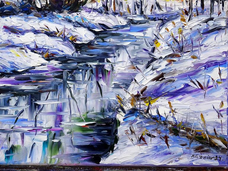 Original Contemporary Landscape Painting by Mirek Kuzniar