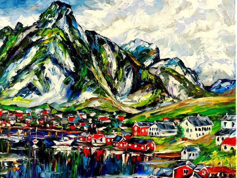 Original Contemporary Landscape Painting by Mirek Kuzniar