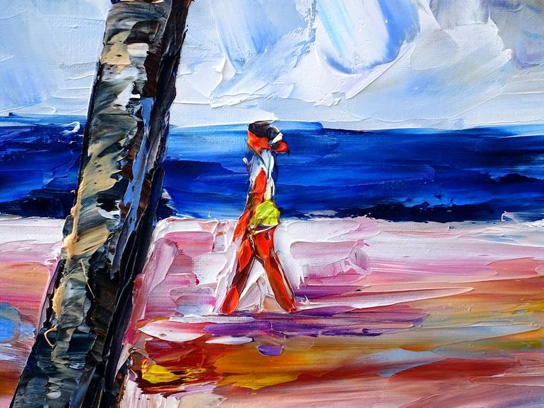 Original Contemporary Beach Painting by Mirek Kuzniar