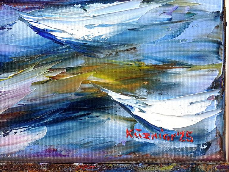 Original Contemporary Beach Painting by Mirek Kuzniar