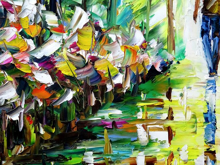 Original Contemporary Nature Painting by Mirek Kuzniar