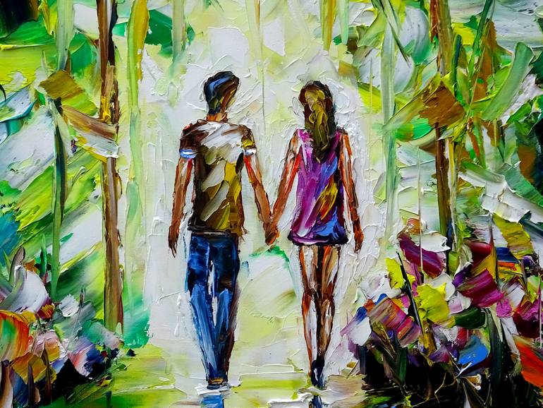 Original Contemporary Nature Painting by Mirek Kuzniar