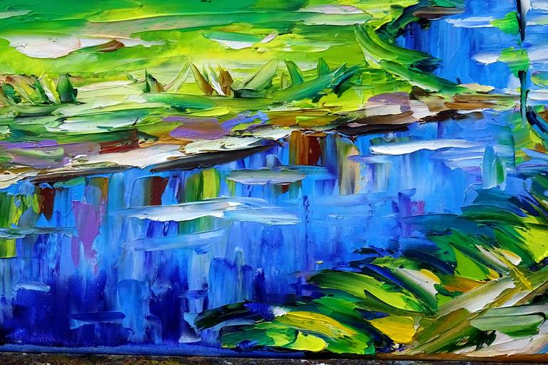 Original Impressionism Landscape Painting by Mirek Kuzniar
