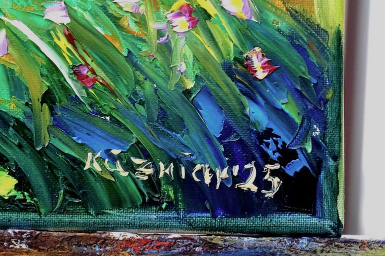 Original Impressionism Landscape Painting by Mirek Kuzniar
