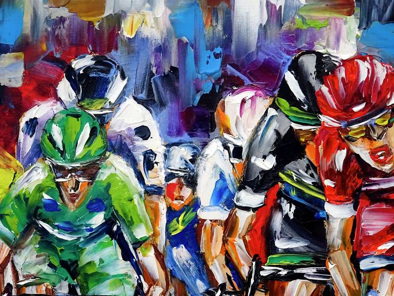 Original Contemporary Sports Painting by Mirek Kuzniar
