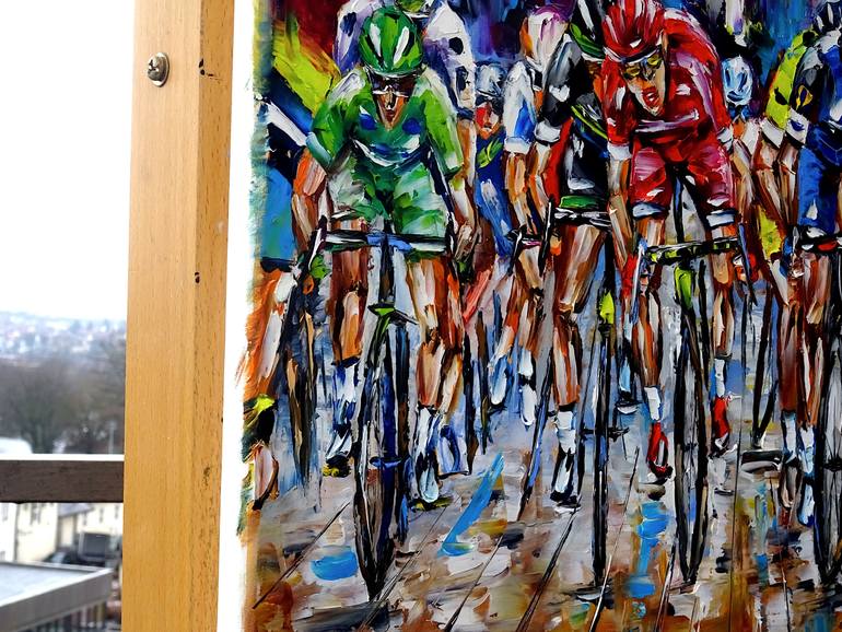Original Contemporary Sports Painting by Mirek Kuzniar