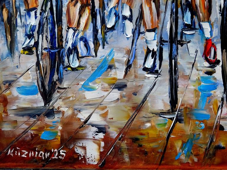 Original Contemporary Sports Painting by Mirek Kuzniar