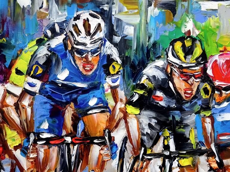 Original Contemporary Sports Painting by Mirek Kuzniar