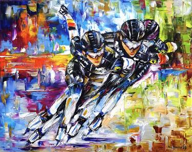 Original Contemporary Sports Painting by Mirek Kuzniar