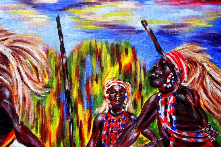 Original Expressionism Travel Painting by Mirek Kuzniar