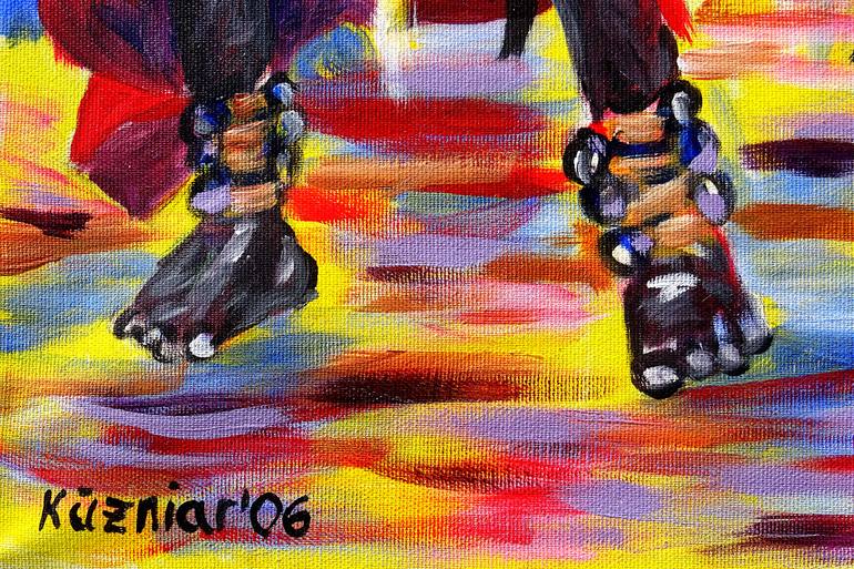 Original Expressionism Travel Painting by Mirek Kuzniar