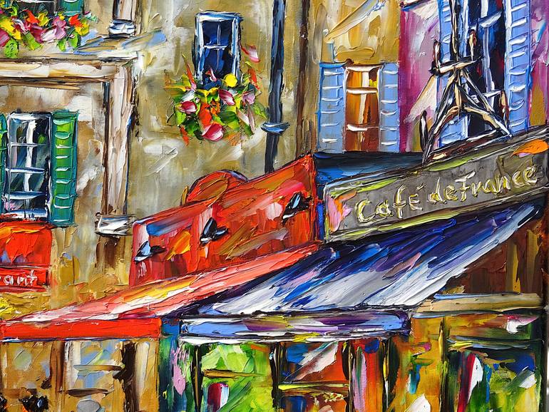Original Contemporary Cities Painting by Mirek Kuzniar