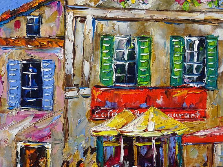 Original Contemporary Cities Painting by Mirek Kuzniar