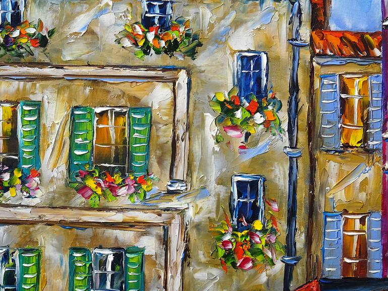 Original Contemporary Cities Painting by Mirek Kuzniar