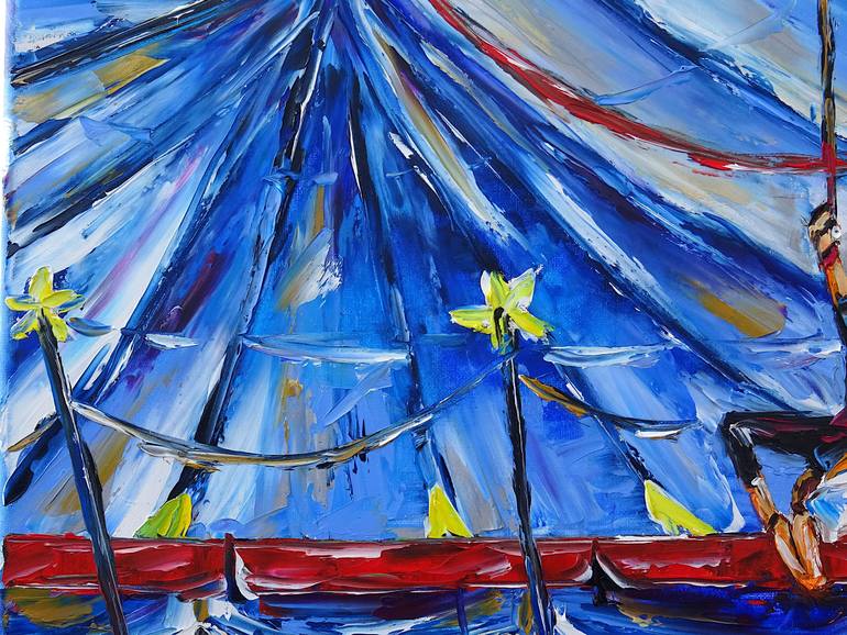 Original Contemporary Holiday Painting by Mirek Kuzniar