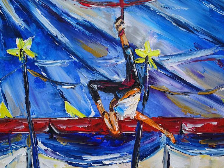 Original Contemporary Holiday Painting by Mirek Kuzniar