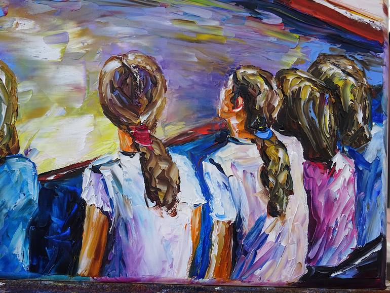 Original Contemporary Holiday Painting by Mirek Kuzniar