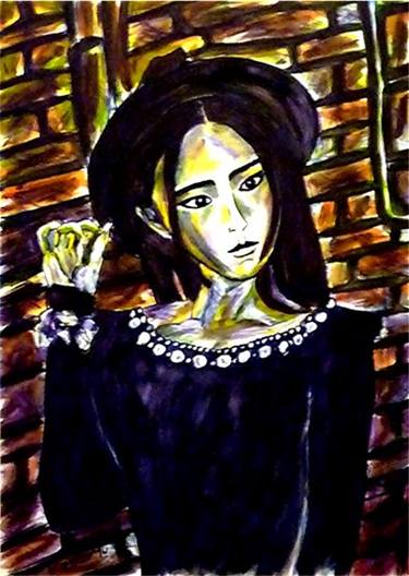 Original Impressionism Women Paintings by Mirek Kuzniar