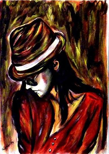 Original Impressionism Women Paintings by Mirek Kuzniar