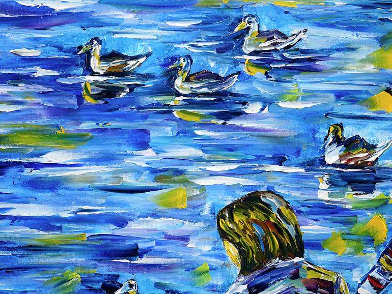 Original Contemporary Family Painting by Mirek Kuzniar