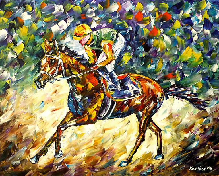 Print of Fine Art Horse Paintings by Mirek Kuzniar