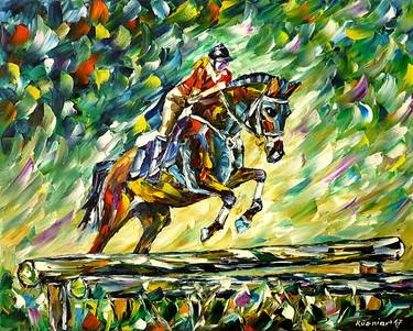 Original Fine Art Horse Paintings by Mirek Kuzniar