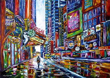 Original Fine Art Cities Paintings by Mirek Kuzniar