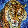 Sumatra tiger Painting by Mirek Kuzniar | Saatchi Art