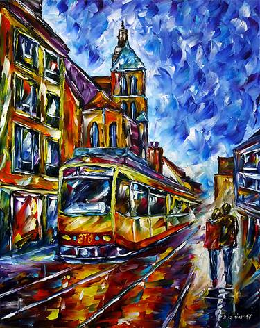 Original Fine Art Cities Paintings by Mirek Kuzniar