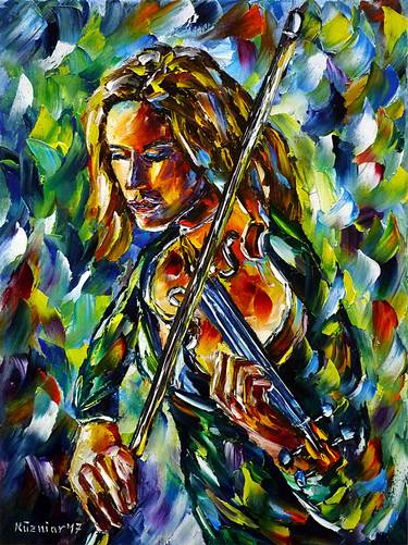 Print of Fine Art Music Paintings by Mirek Kuzniar