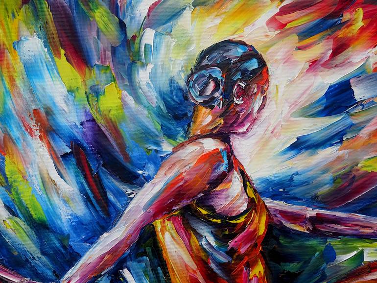 Original Contemporary Music Painting by Mirek Kuzniar