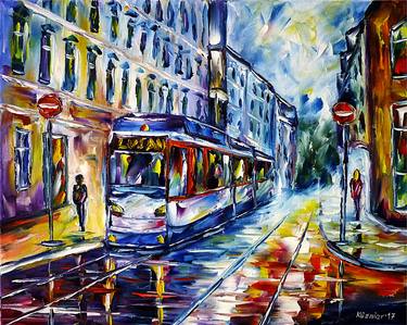 Original Fine Art Cities Paintings by Mirek Kuzniar