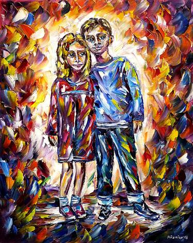 Original Children Paintings by Mirek Kuzniar