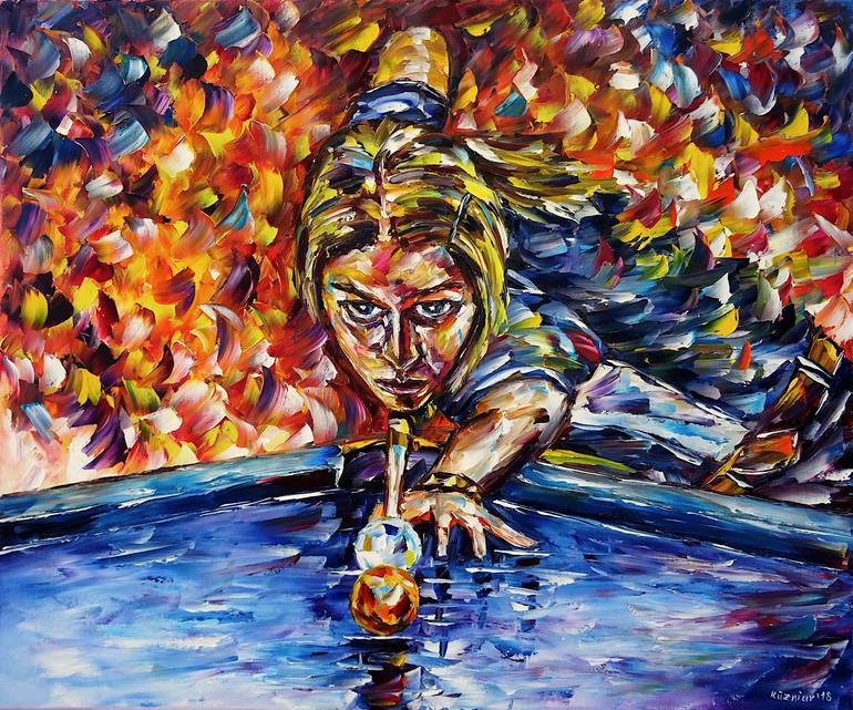 Original Fine Art Sport Paintings by Mirek Kuzniar