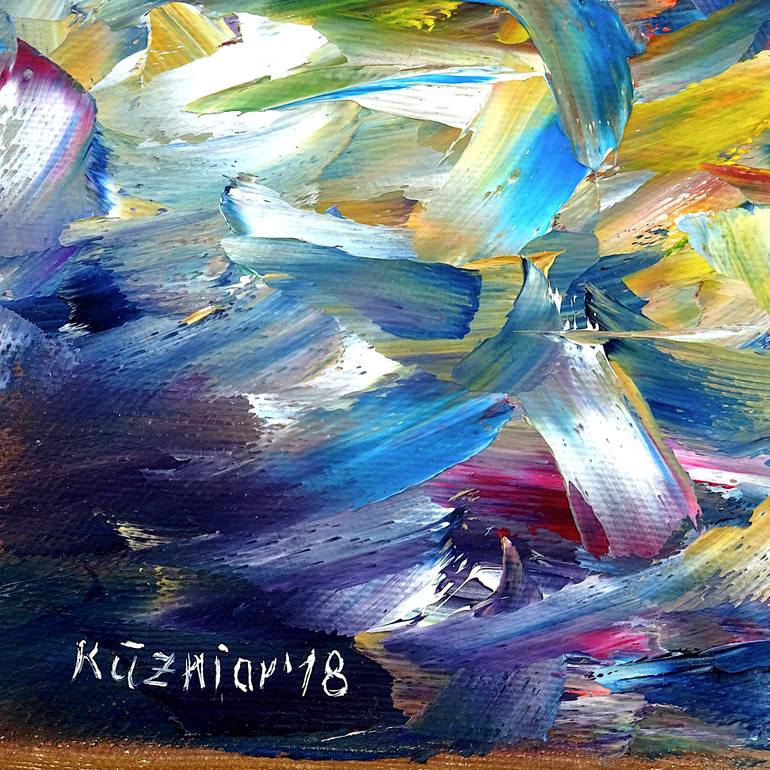 Original Fine Art Seascape Painting by Mirek Kuzniar