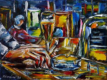 Original Fine Art Food & Drink Paintings by Mirek Kuzniar