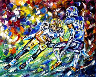 Original Modern Sport Paintings by Mirek Kuzniar