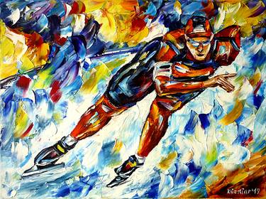Print of Sport Paintings by Mirek Kuzniar