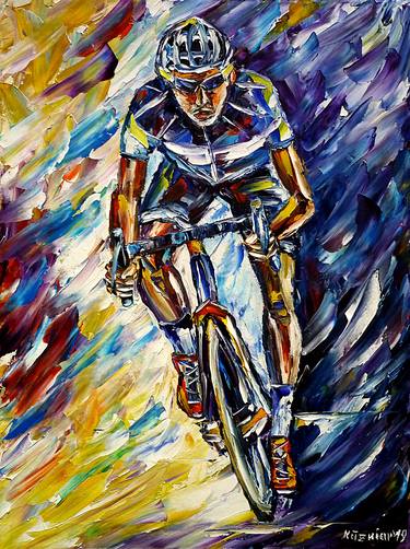 Print of Abstract Sport Paintings by Mirek Kuzniar