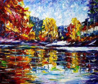 Original Impressionism Landscape Paintings by Mirek Kuzniar