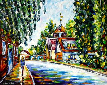 Original Impressionism Places Paintings by Mirek Kuzniar