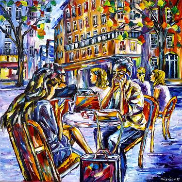 Street Cafe In Paris II thumb