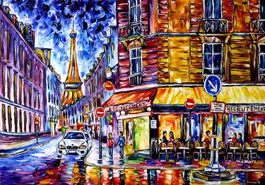 Print of Impressionism Cities Paintings by Mirek Kuzniar