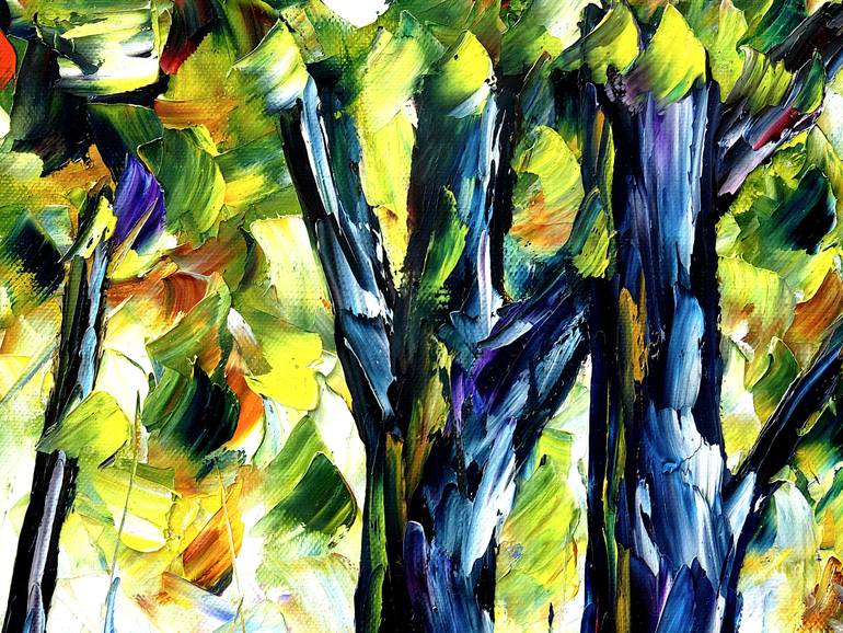 Original Expressionism Landscape Painting by Mirek Kuzniar